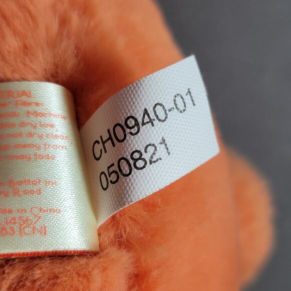 B. Toys Orange Bunny Plush Stuffed Animal Soft Ears 12" Rabbit Toy - Picture 9 of 14